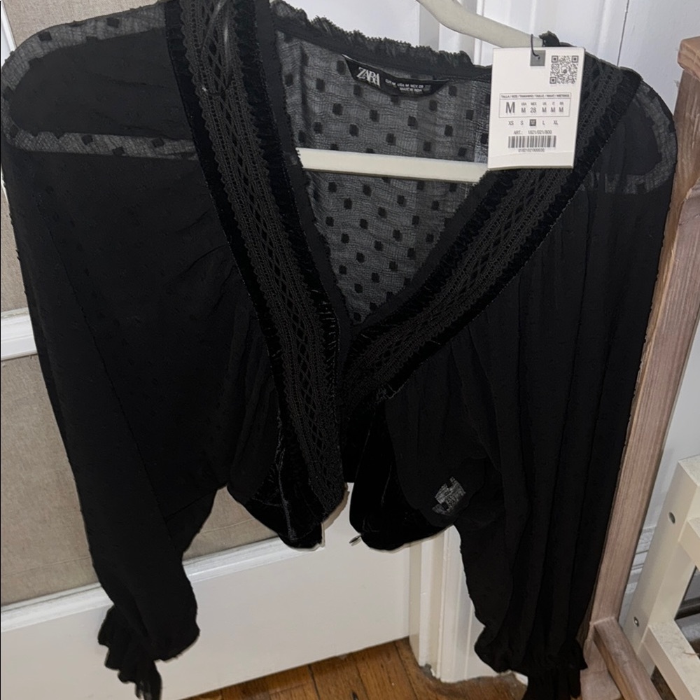 Zara Black Women's Top